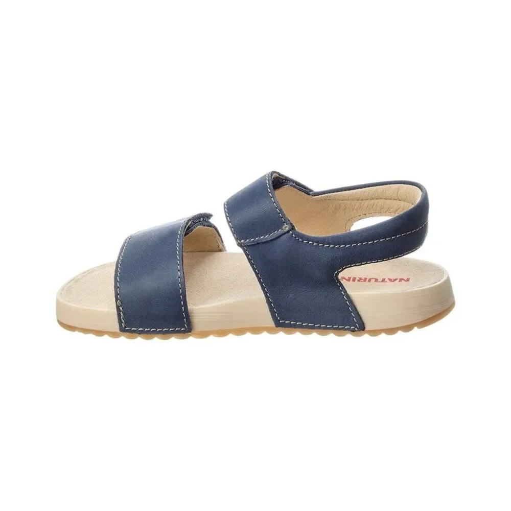 Naturino Salny Leather Sandal, Blue